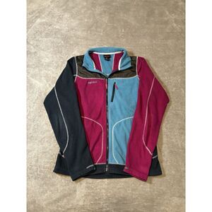 Marmot Fleece Full Zip Multicolor Jacket Gorp Pockets XL